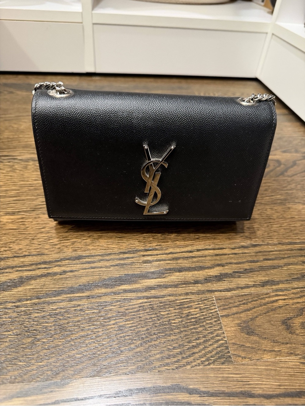 Saint Laurent Kate Bag Small Silver Hardware